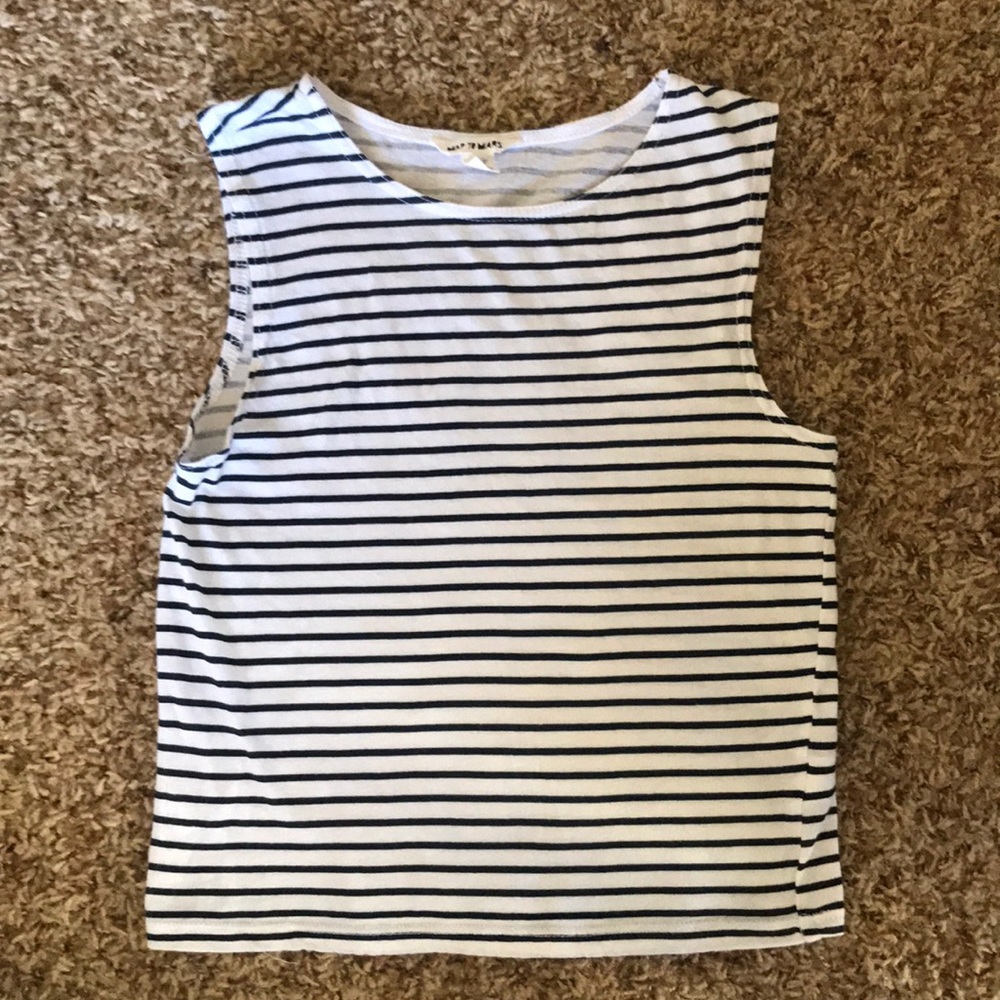 Stripped tank top.